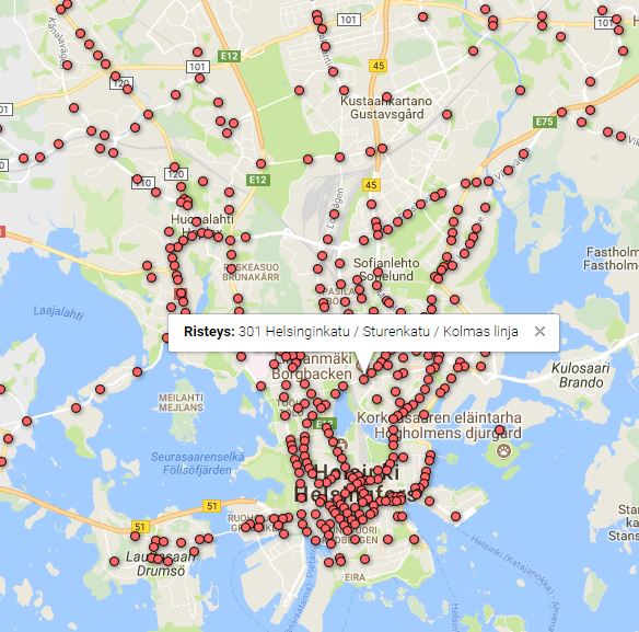 Pääkaupunkiseudun liikennevalot - Sovellukset - Helsinki Region Infoshare